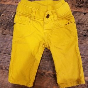 Gap Yellow Corduroy Pants